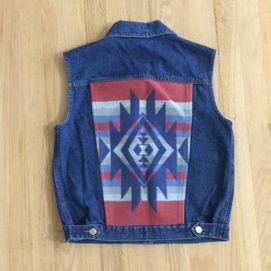 Pendleton Jean/wool vest